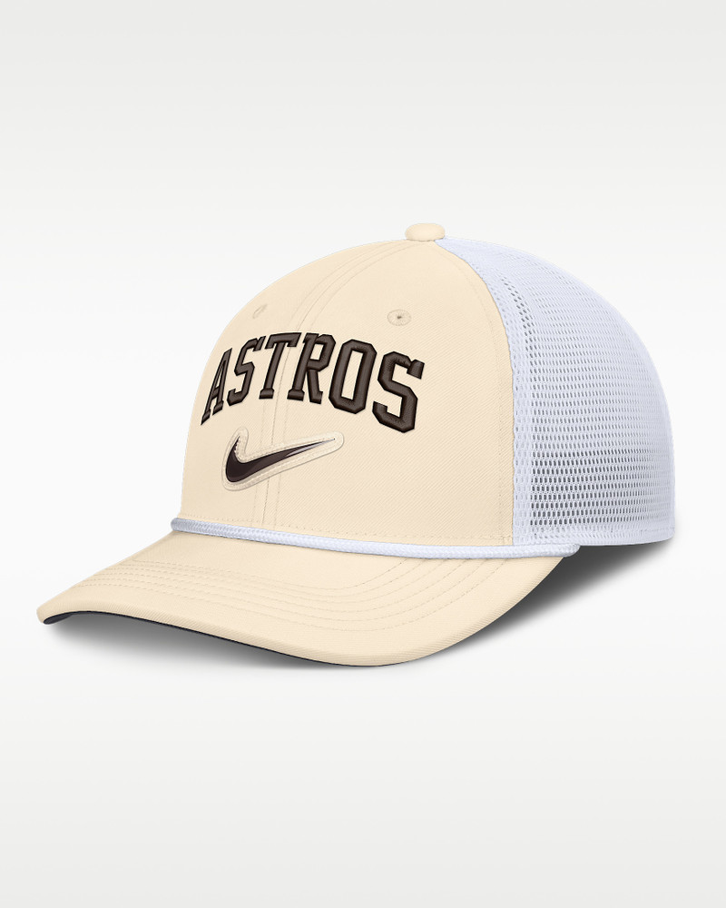Houston Astros Rise Men's Nike Dri-FIT MLB Trucker Adjustable Hat 1