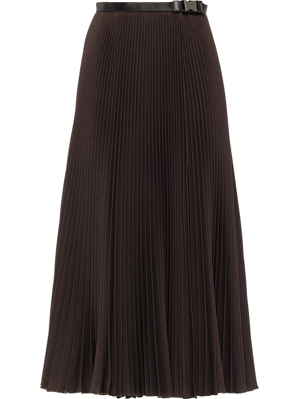 A-line pleated skirt - 1