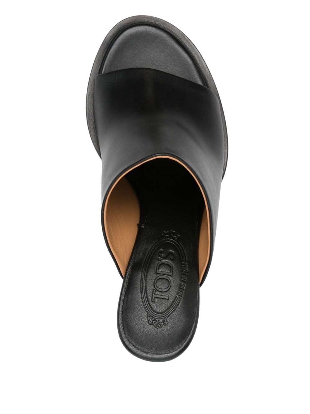75mm leather mules - 4