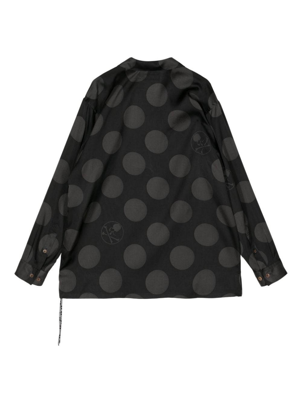 polka-dot silk shirt - 2
