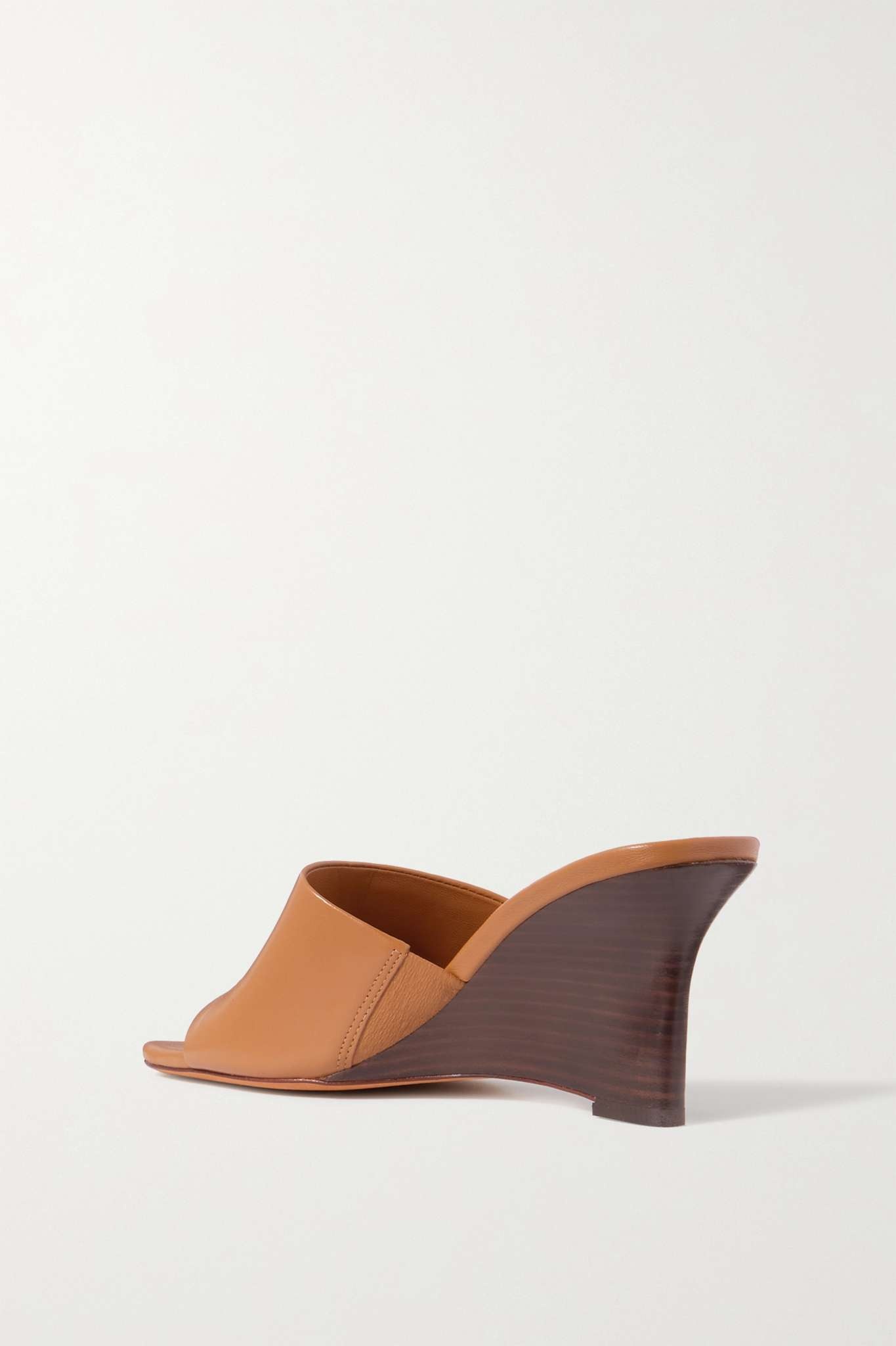 Vince Pia Leather Wedge Sandals