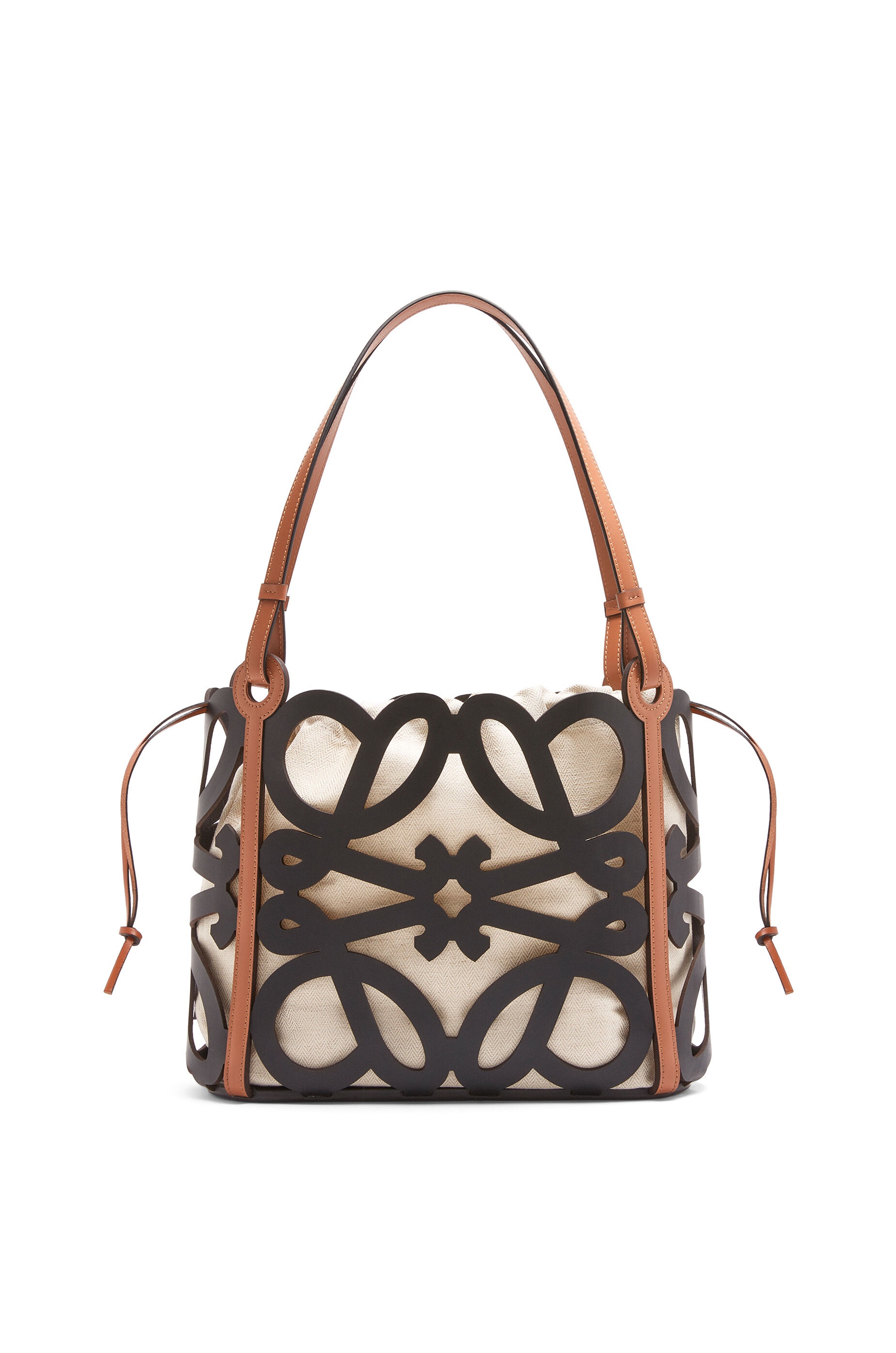 Small Anagram cut-out tote in calfskin - 1