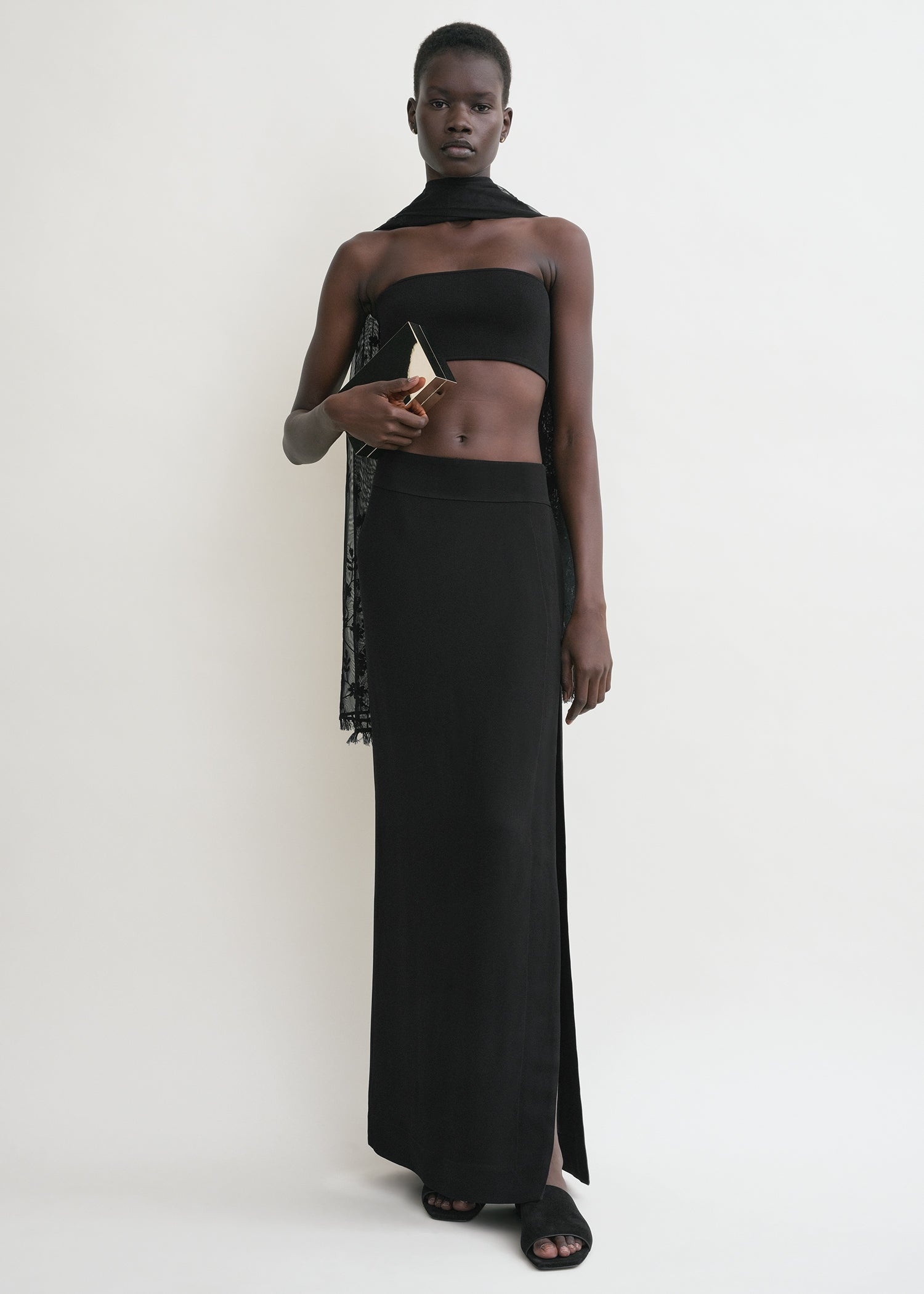 Bandeau knit black - 2