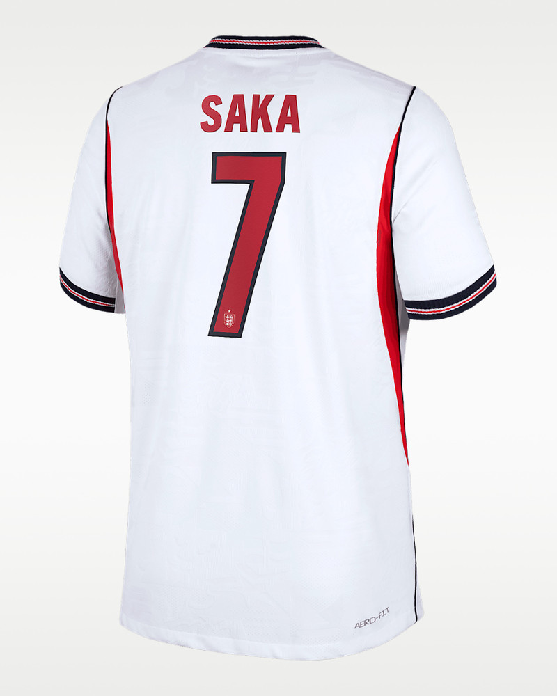 Bukayo Saka England National Team 2026 Match Home Men's Nike Dri-FIT ADV Soccer Jersey 1