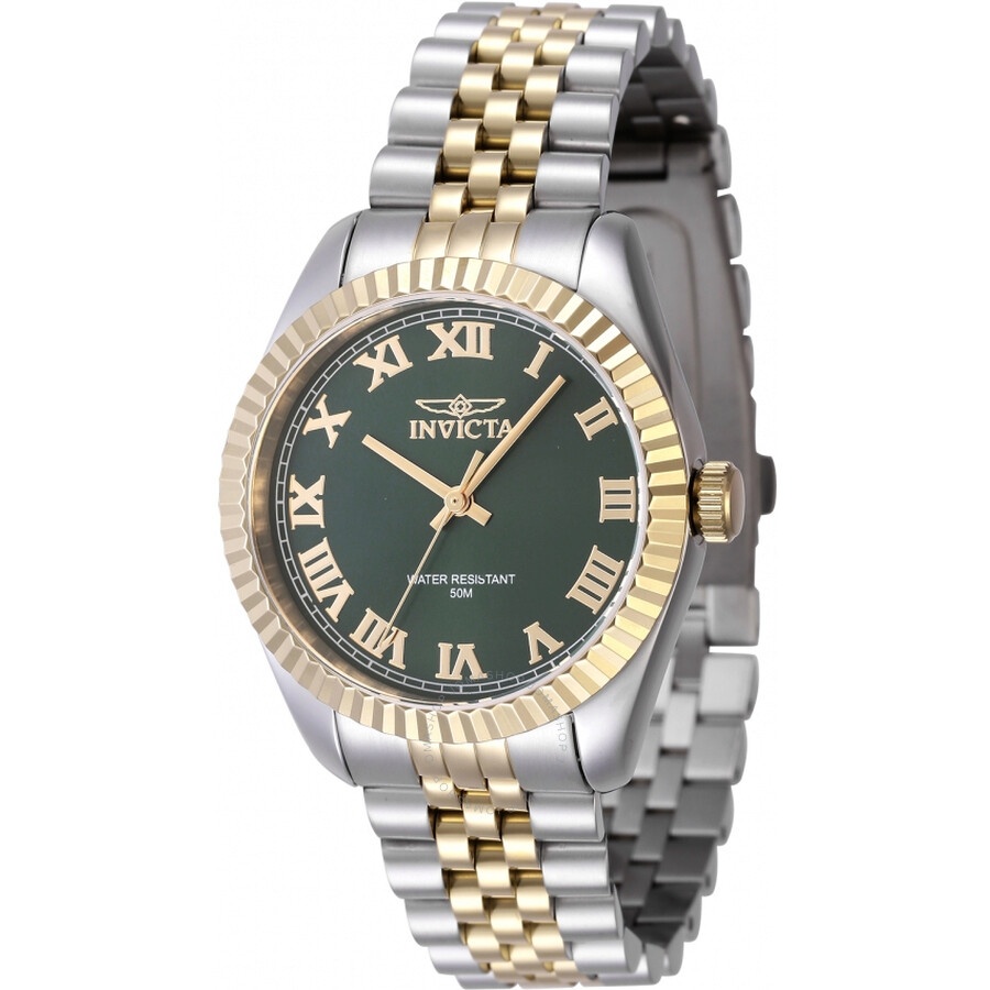 Invicta - Invicta Specialty Quartz Green Dial Ladies Watch 47415 - 1