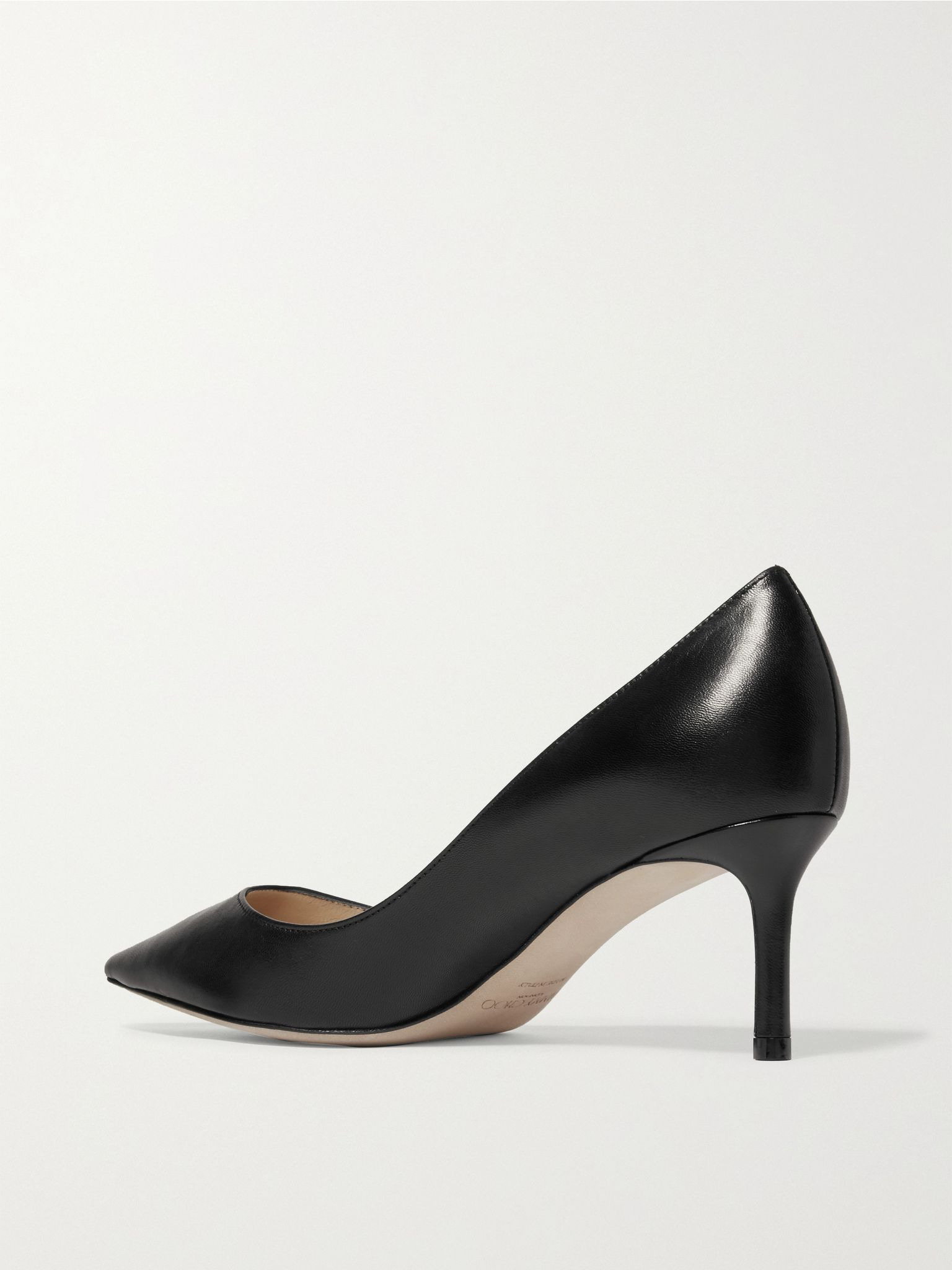 Romy 60 leather pumps Black - 3