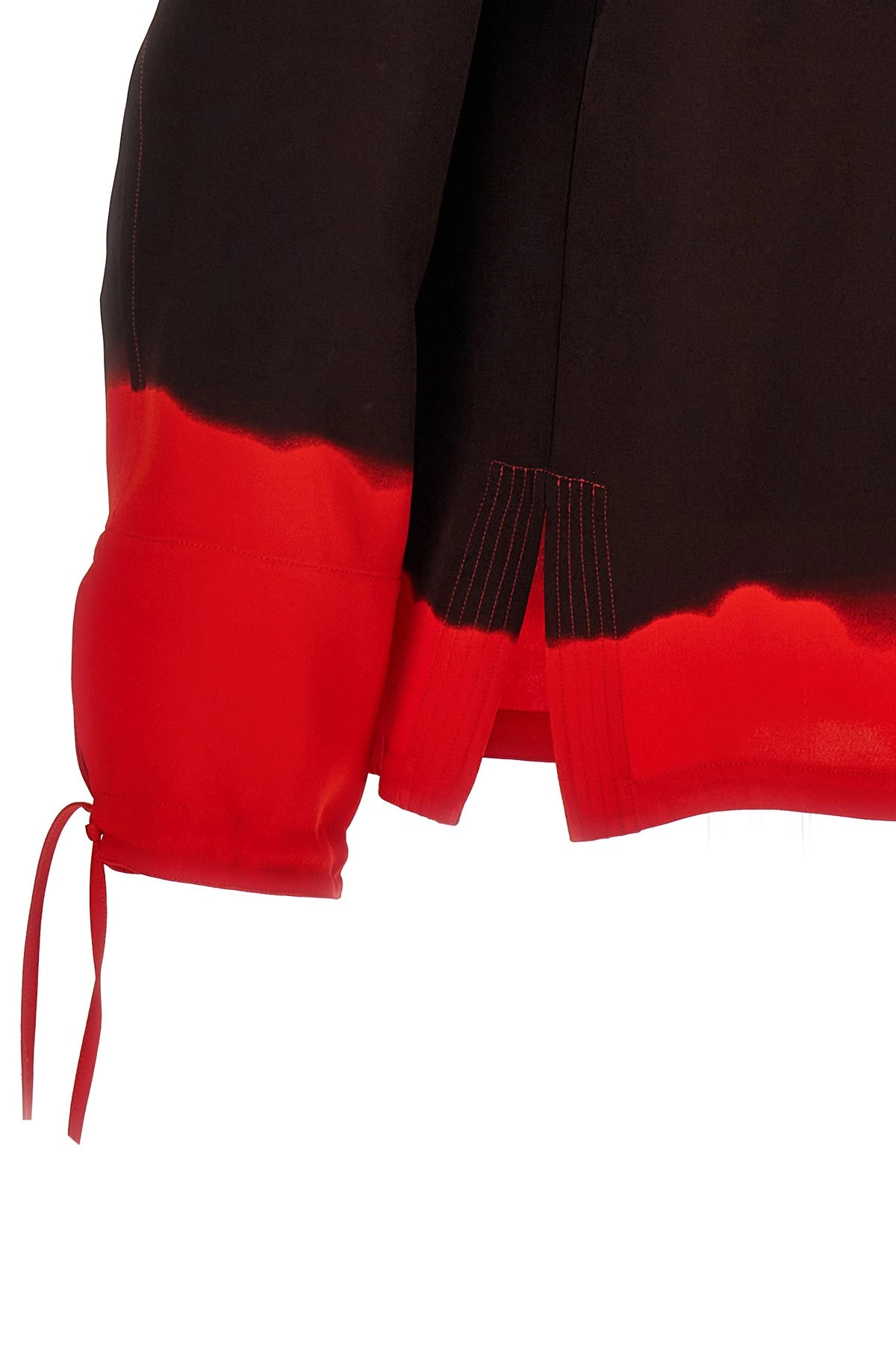 Hooded blouse fell off - 4