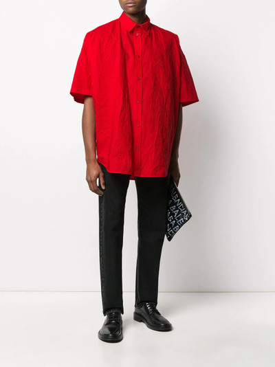 BALENCIAGA short sleeve Cocoon shirt outlook