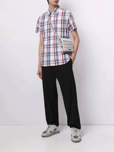 Fumito Ganryu plaid-check print shirt outlook