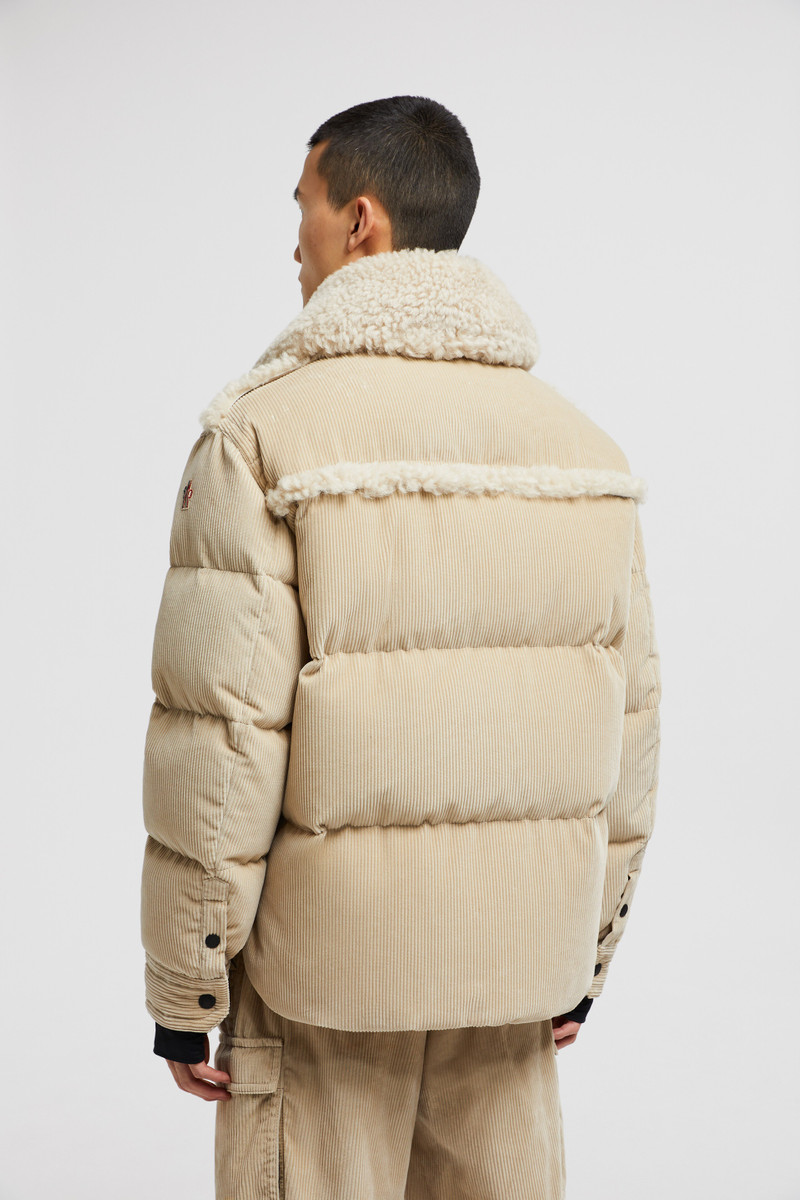 Couloir Corduroy & Shearling Short Down Jacket 5