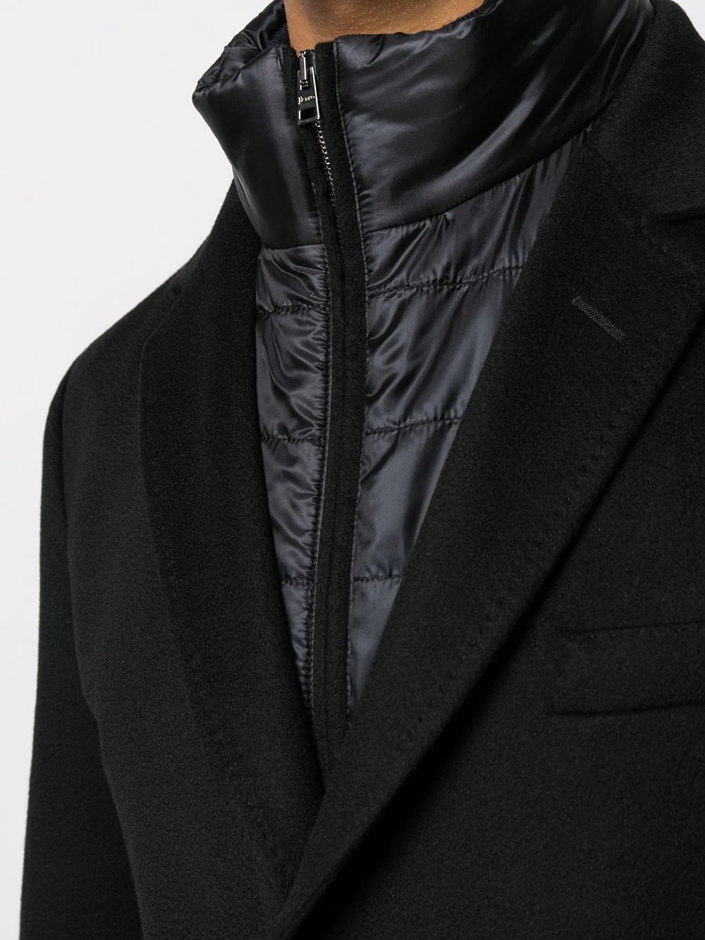 single-breasted notch-lapels coat - 7