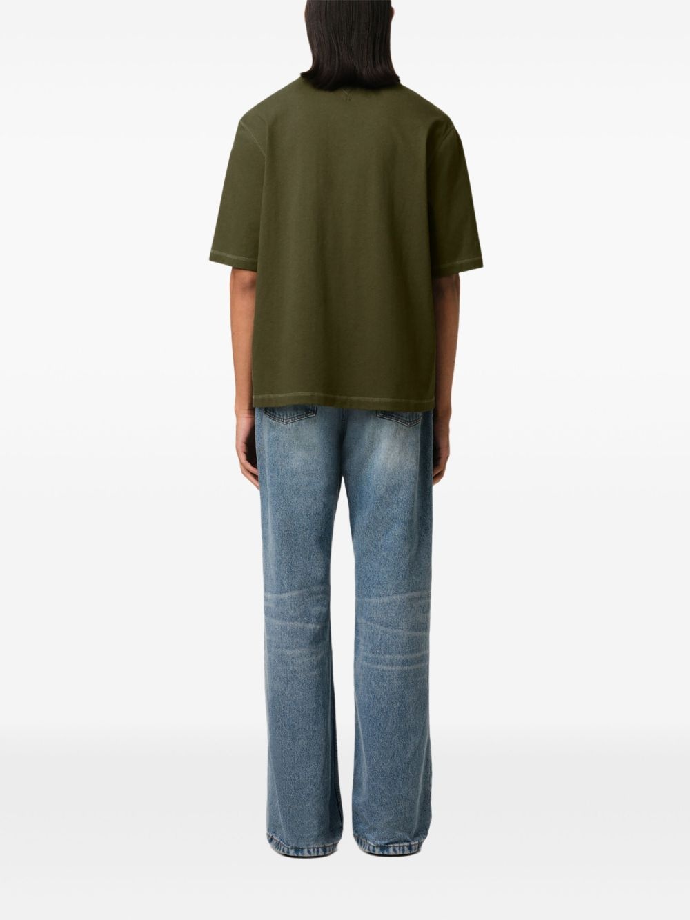logo-embroidered T-shirt - 4