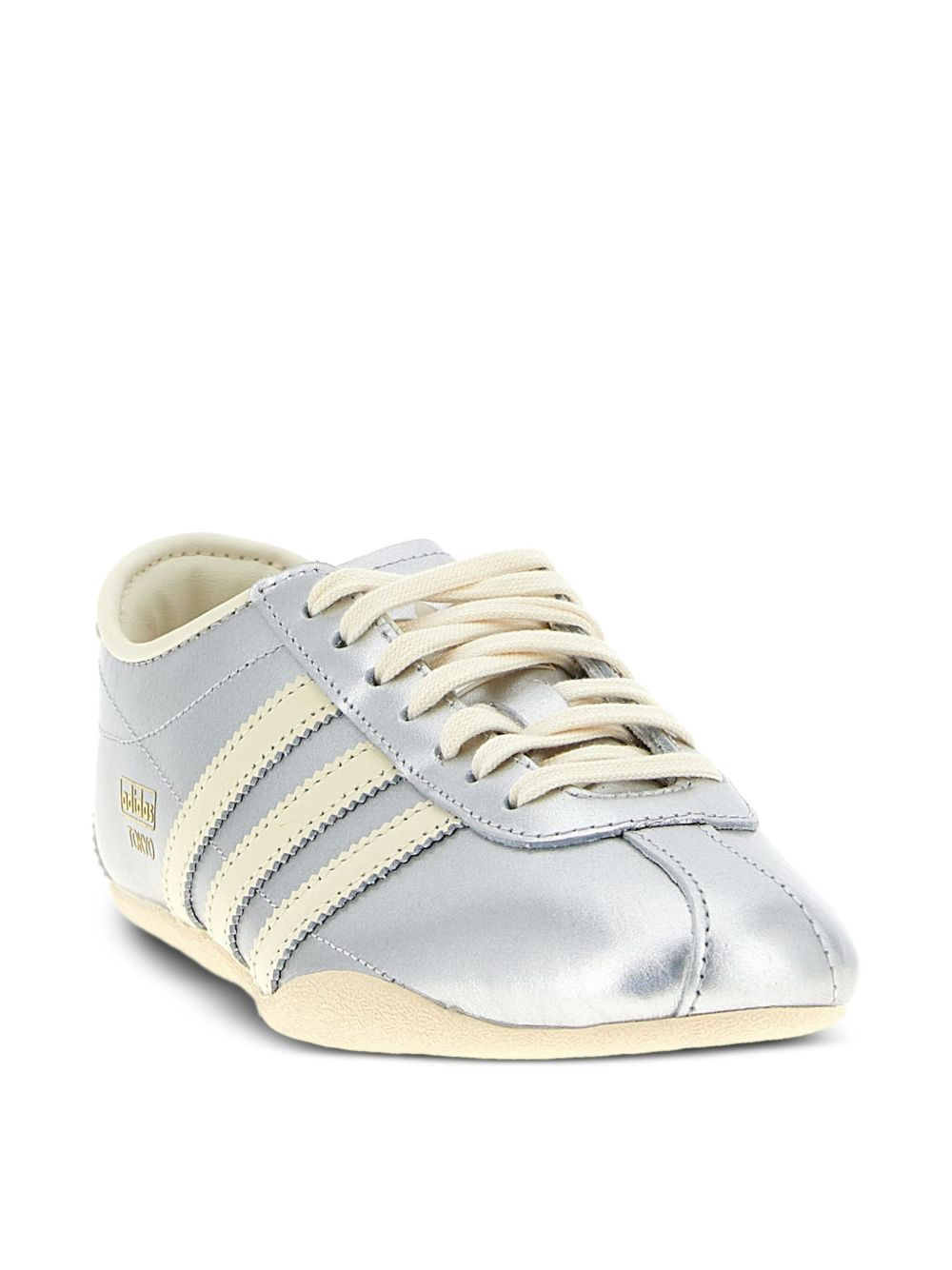 Tokyo leather three-stripe sneakers - 2