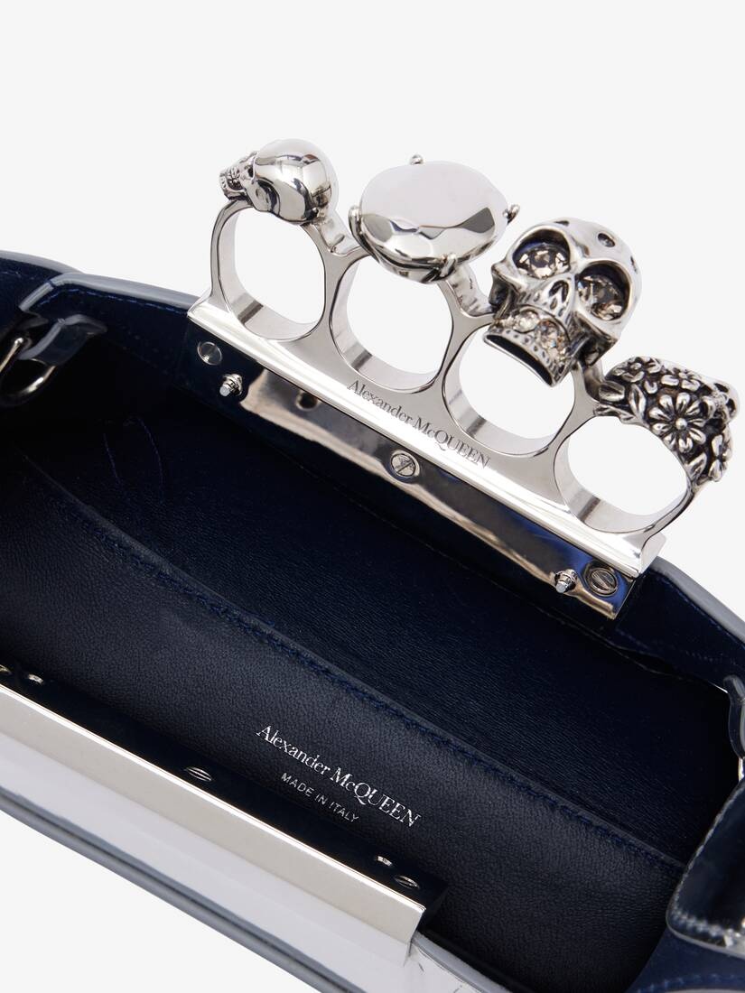 Women's The Jewelled Hobo Mini Bag in Silver - 5