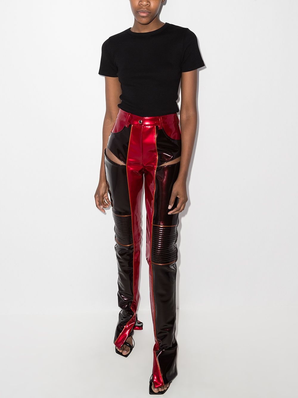 short-sleeved cropped T-shirt - 5