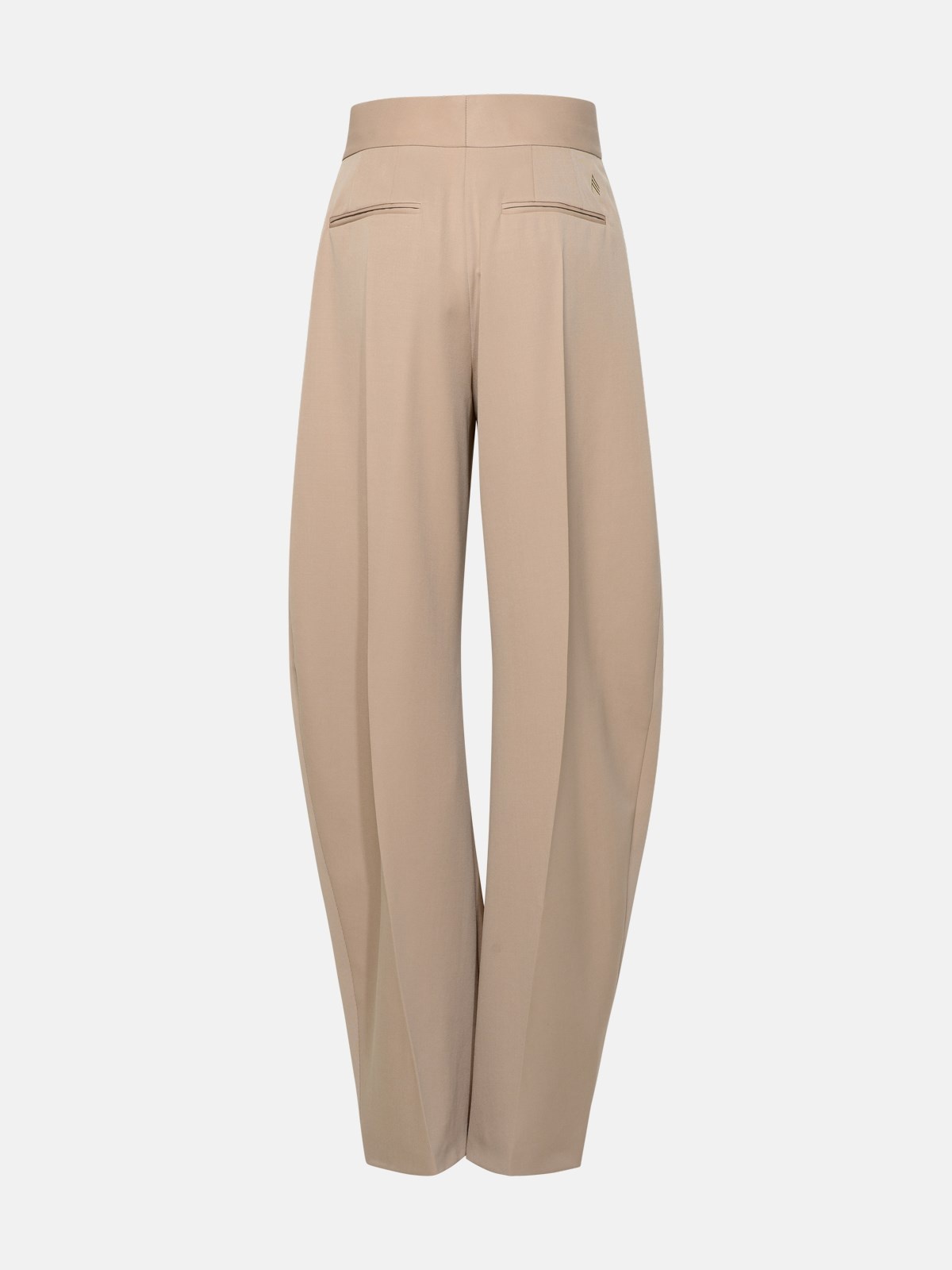 'GARY' BEIGE VIRGIN WOOL PANTS - 3