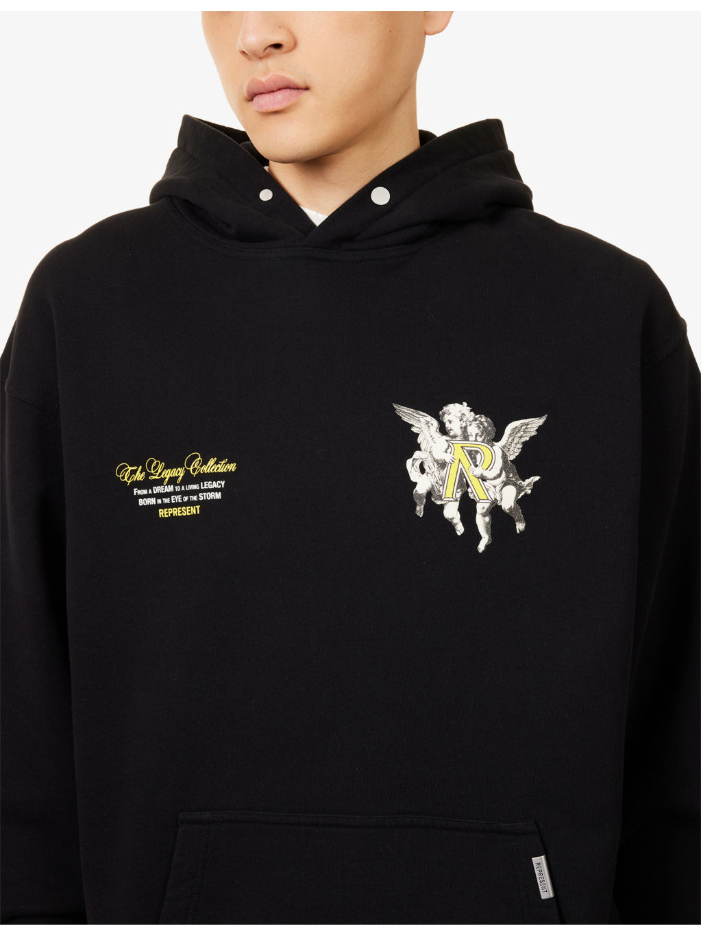 Legacy Cherubs Printed Cotton Hoody - 5