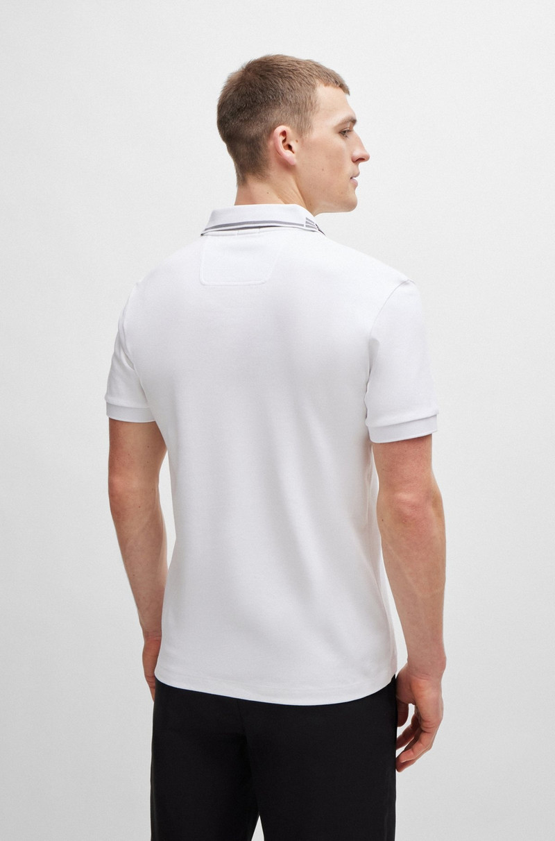 INTERLOCK-COTTON SLIM-FIT POLO SHIRT WITH COLLAR GRAPHICS 5