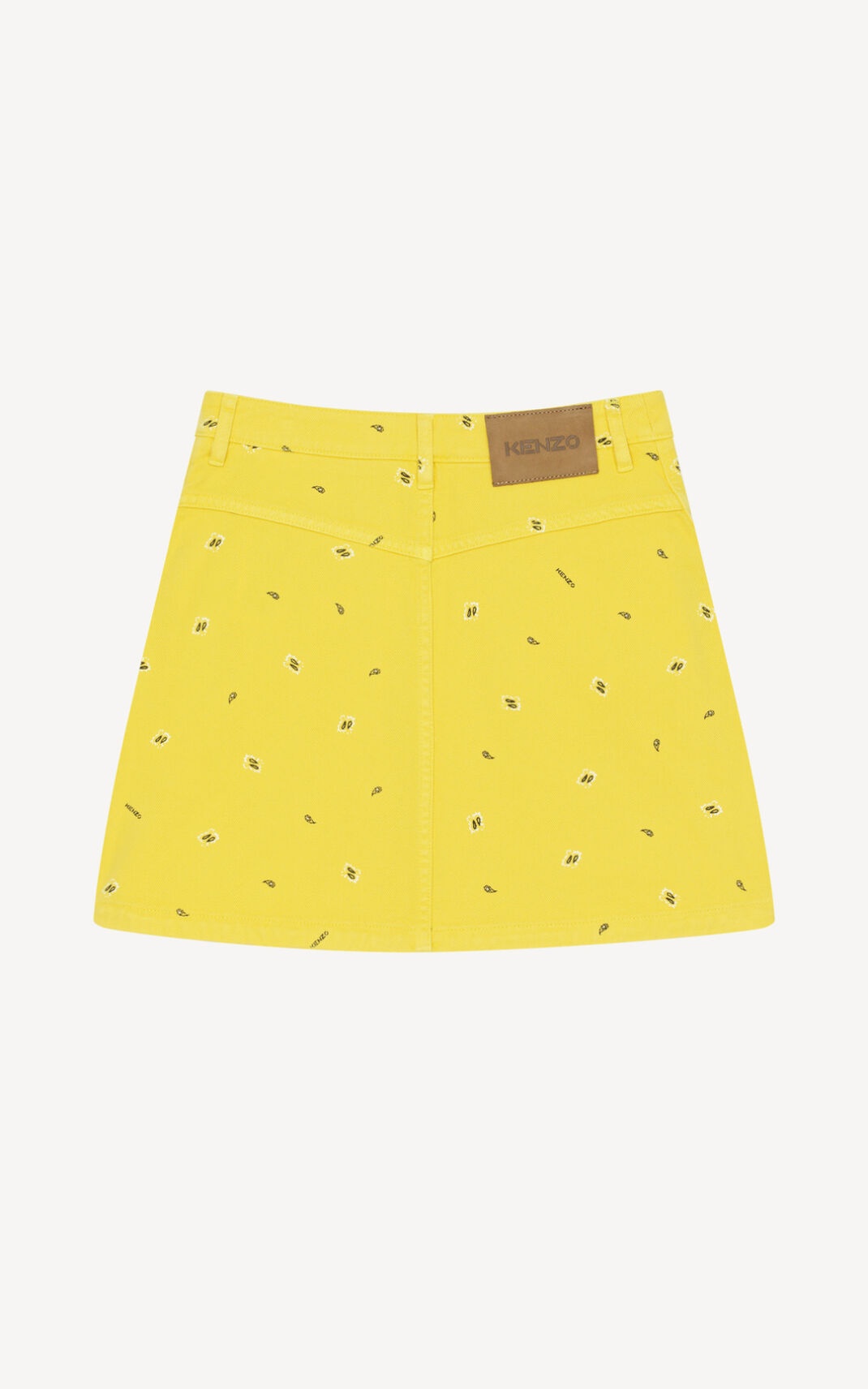 'Bandana' short denim skirt - 5