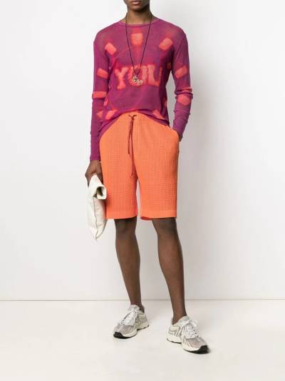 ISSEY MIYAKE drawstring track shorts outlook