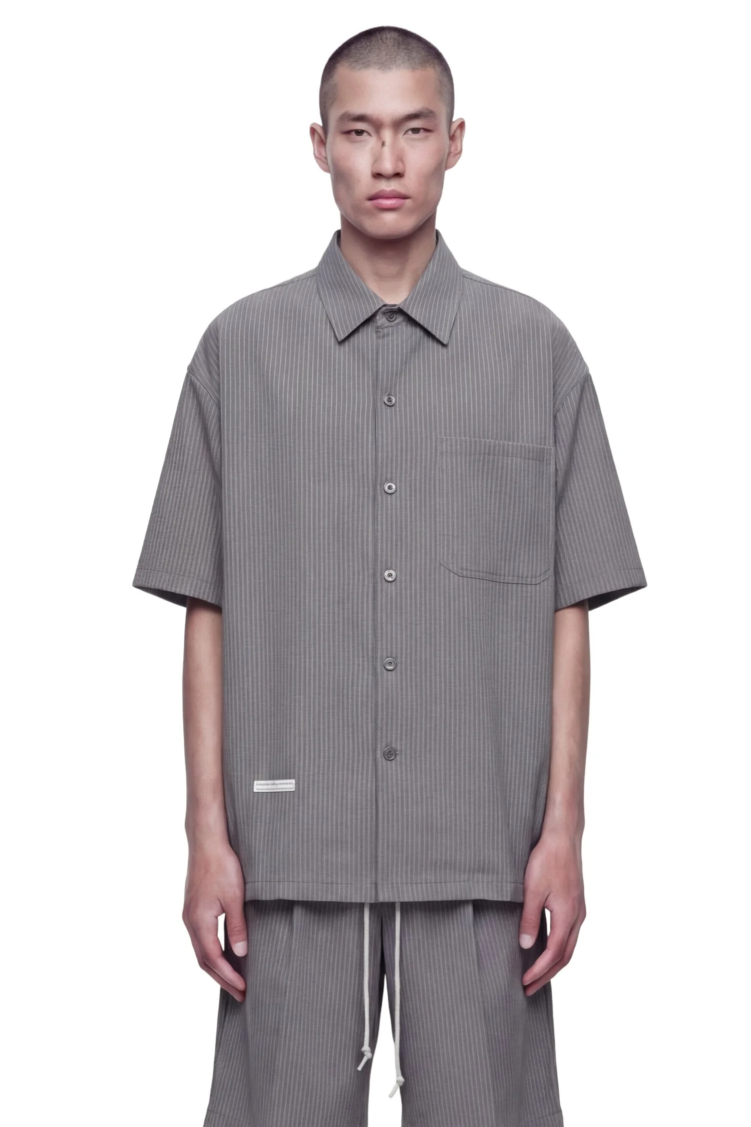 Button Up Gym Shirt - 1