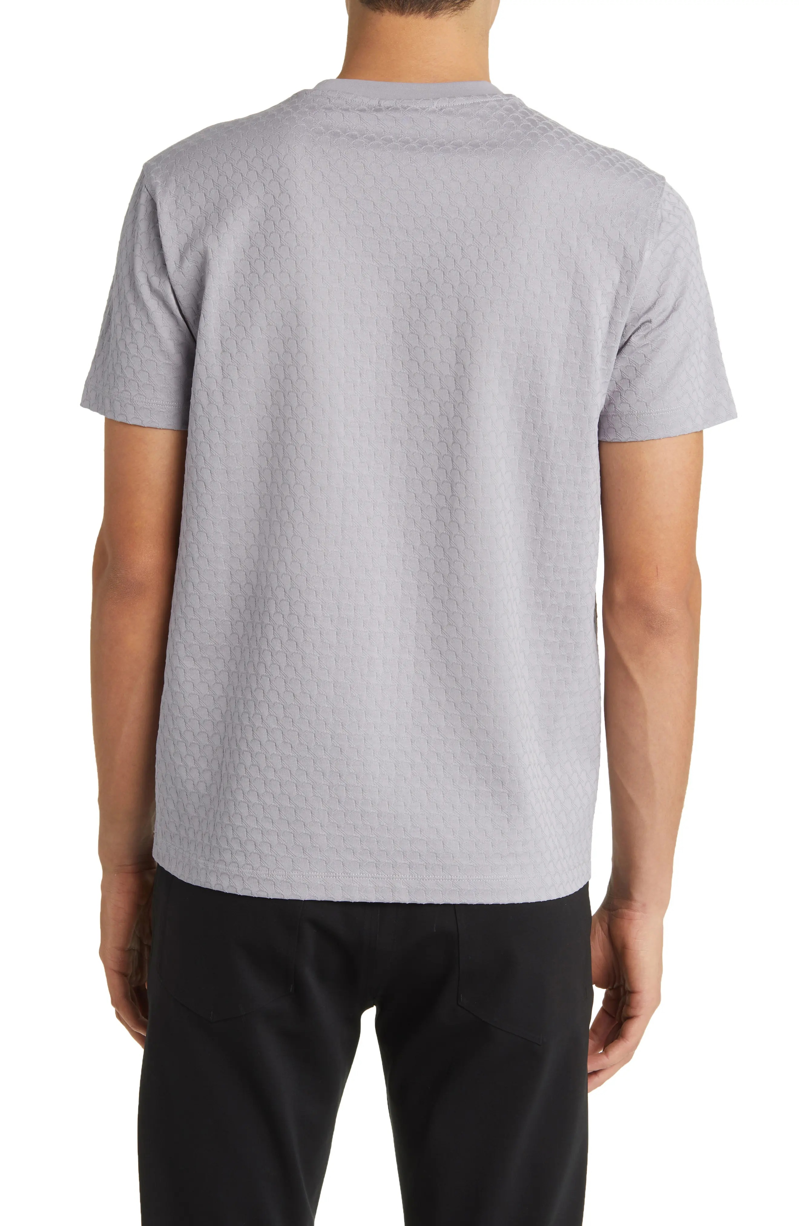 Honeycomb Textured T-Shirt - 2