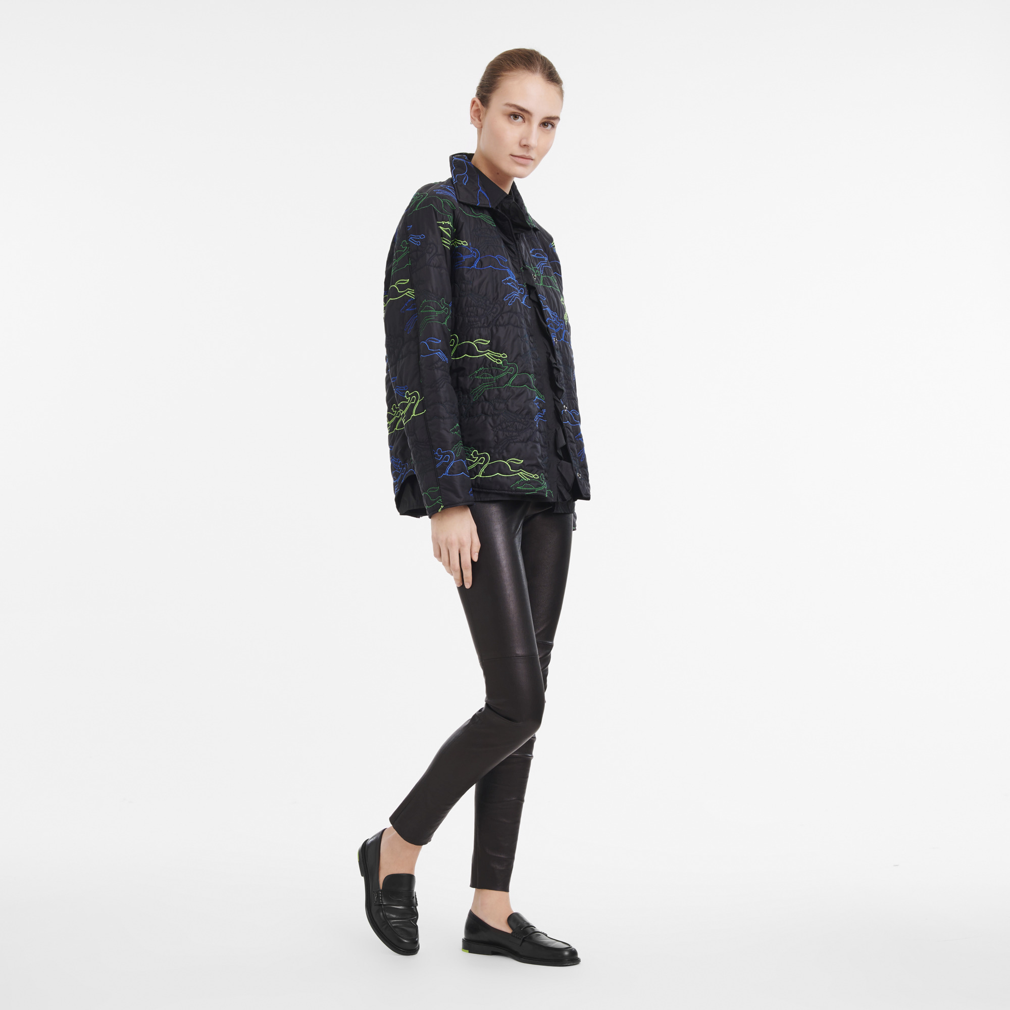 Jacket Black - Embroidered - 3