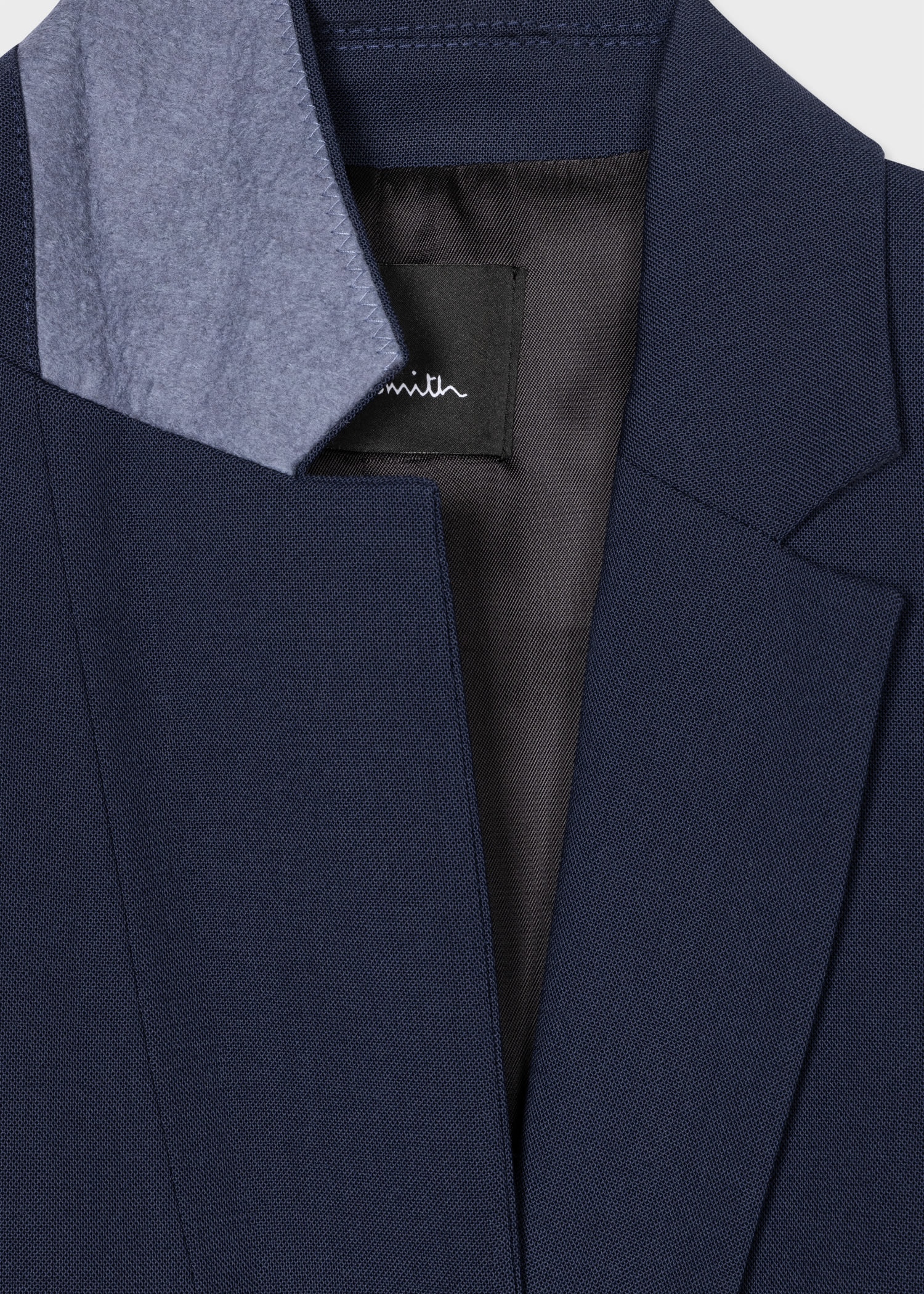 Wool Two-Button Blazer - 2