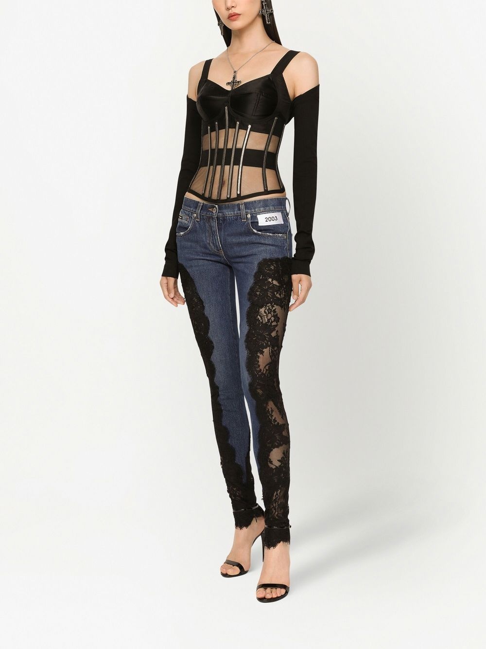 KIM DOLCE&GABBANA stretch bolero jacket - 3