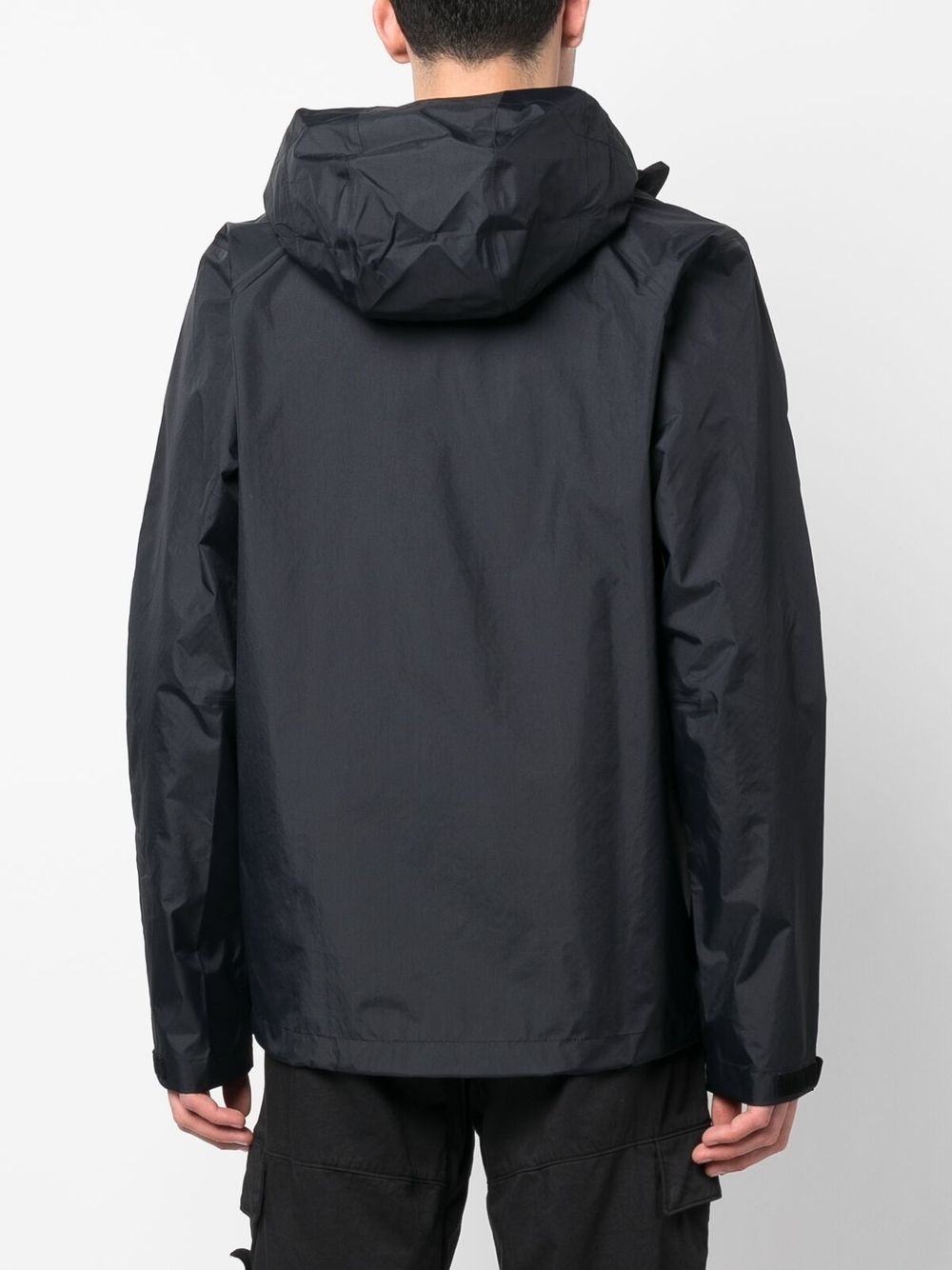 long-sleeve recycled nylon coat - 4