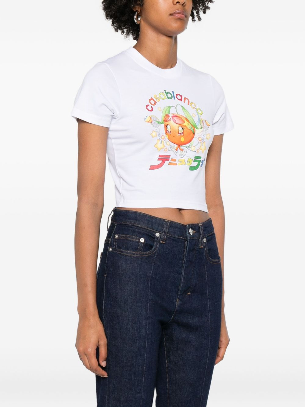 fruit-print T-shirt - 3