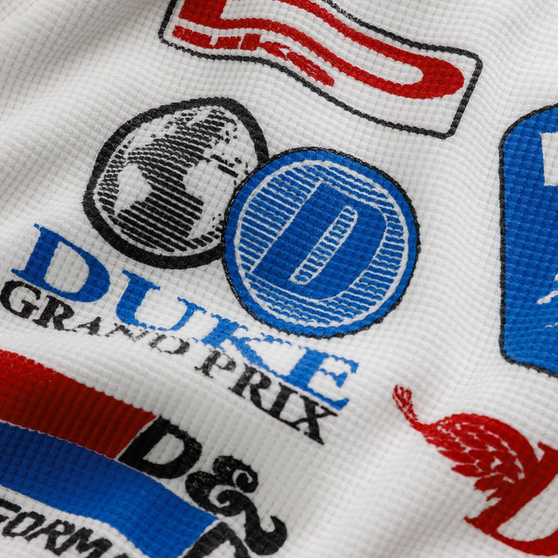 DR Sponsors Vintage White Waffle Top 5