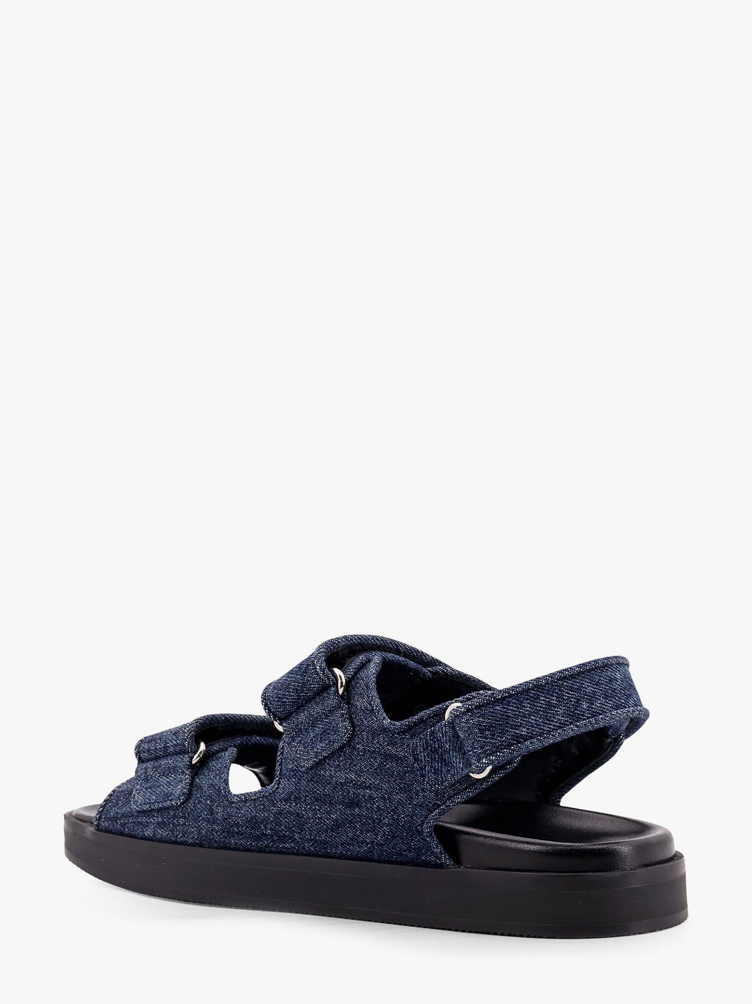 Givenchy Women Strap Flat Denim Sandals - 3