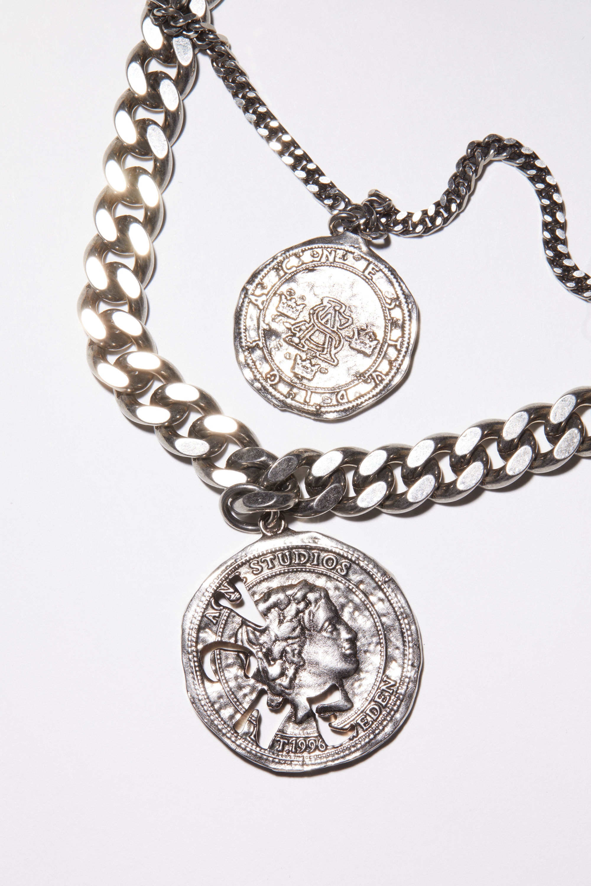 Chain link bracelet - Antique Silver - 4