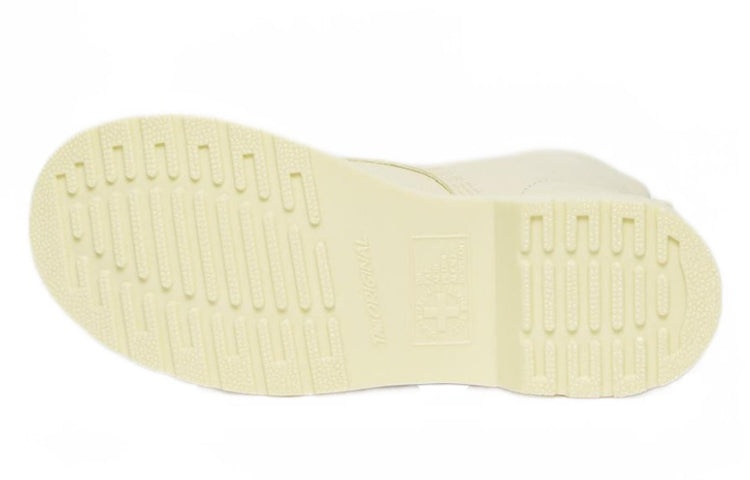 (WMNS) Dr. Martens 1460 Pascal Mono Lace Up Boots 'Cream' 27580282 - 5