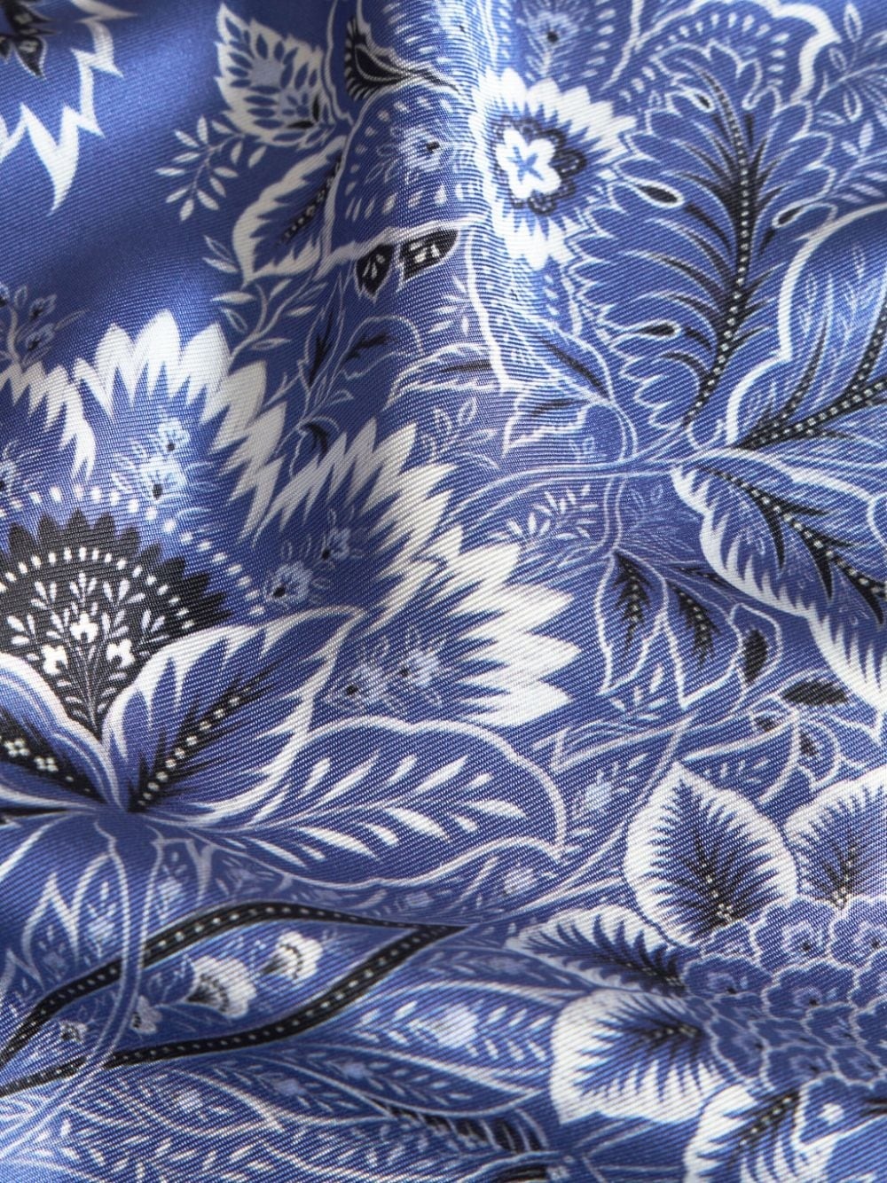Kesa floral-print silk robe - 5