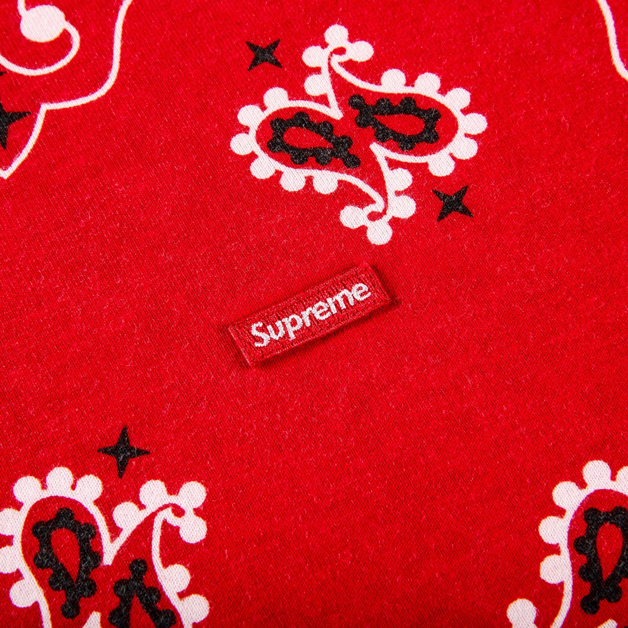 Supreme Small Box Tee 'Red Bandana' - 2