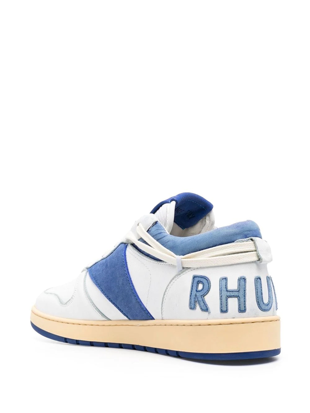 logo-lettering sneakers - 3