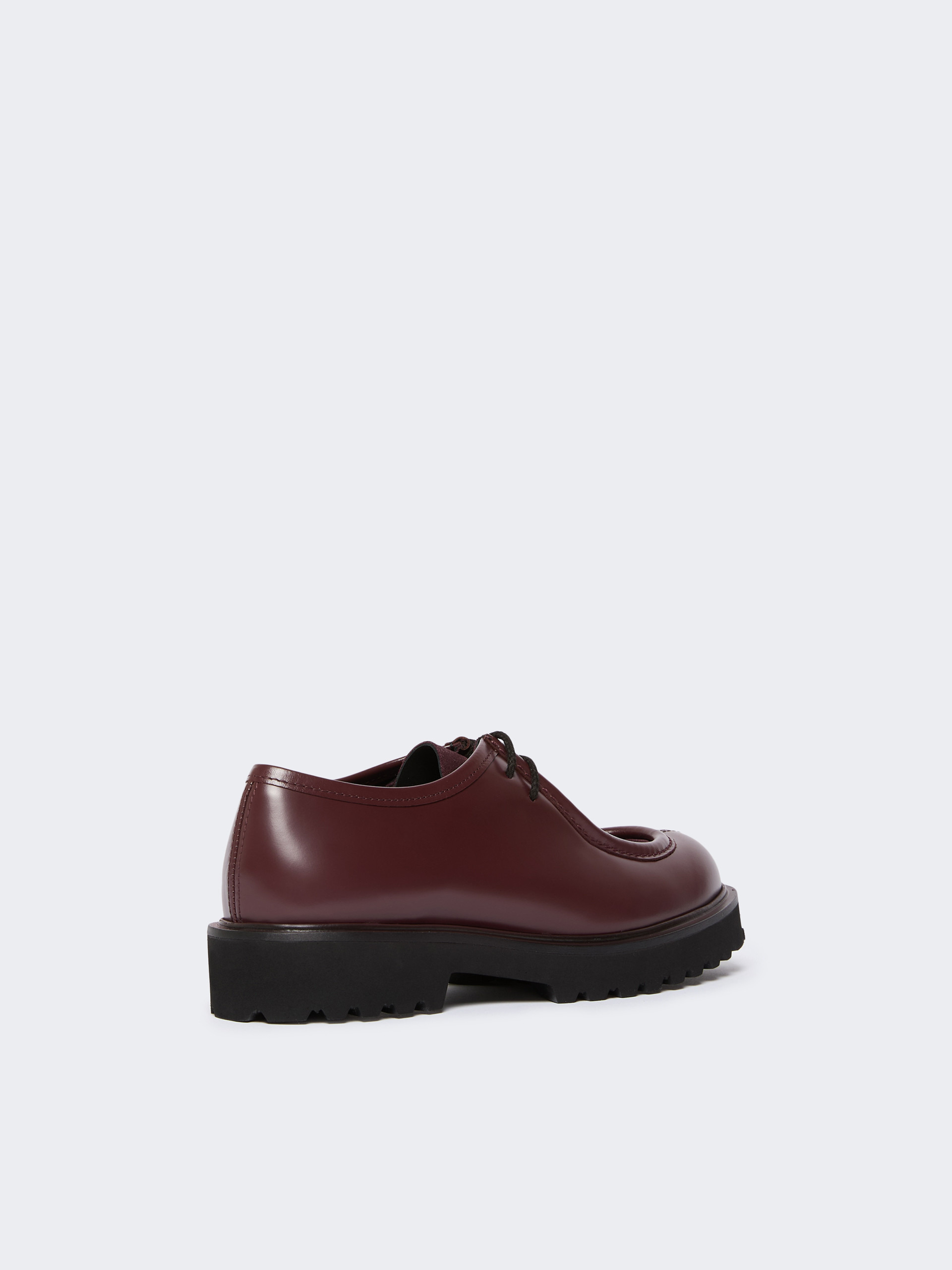 TRACKLACEUP Leather and suede lace-up shoes - 3