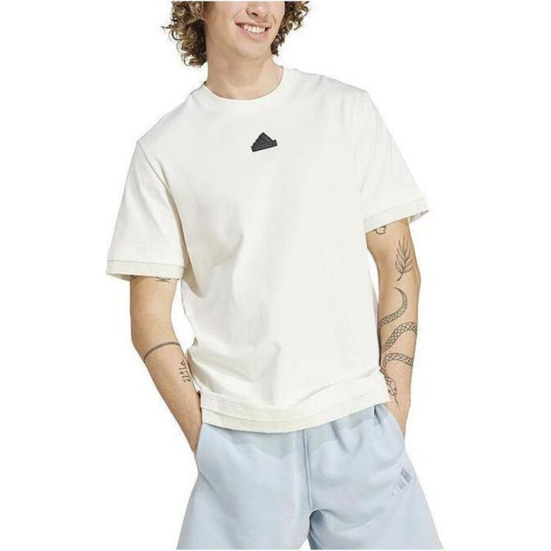 adidas adidas City Escape Logo T-shirt Asia Sizing 'White' IR5173 outlook