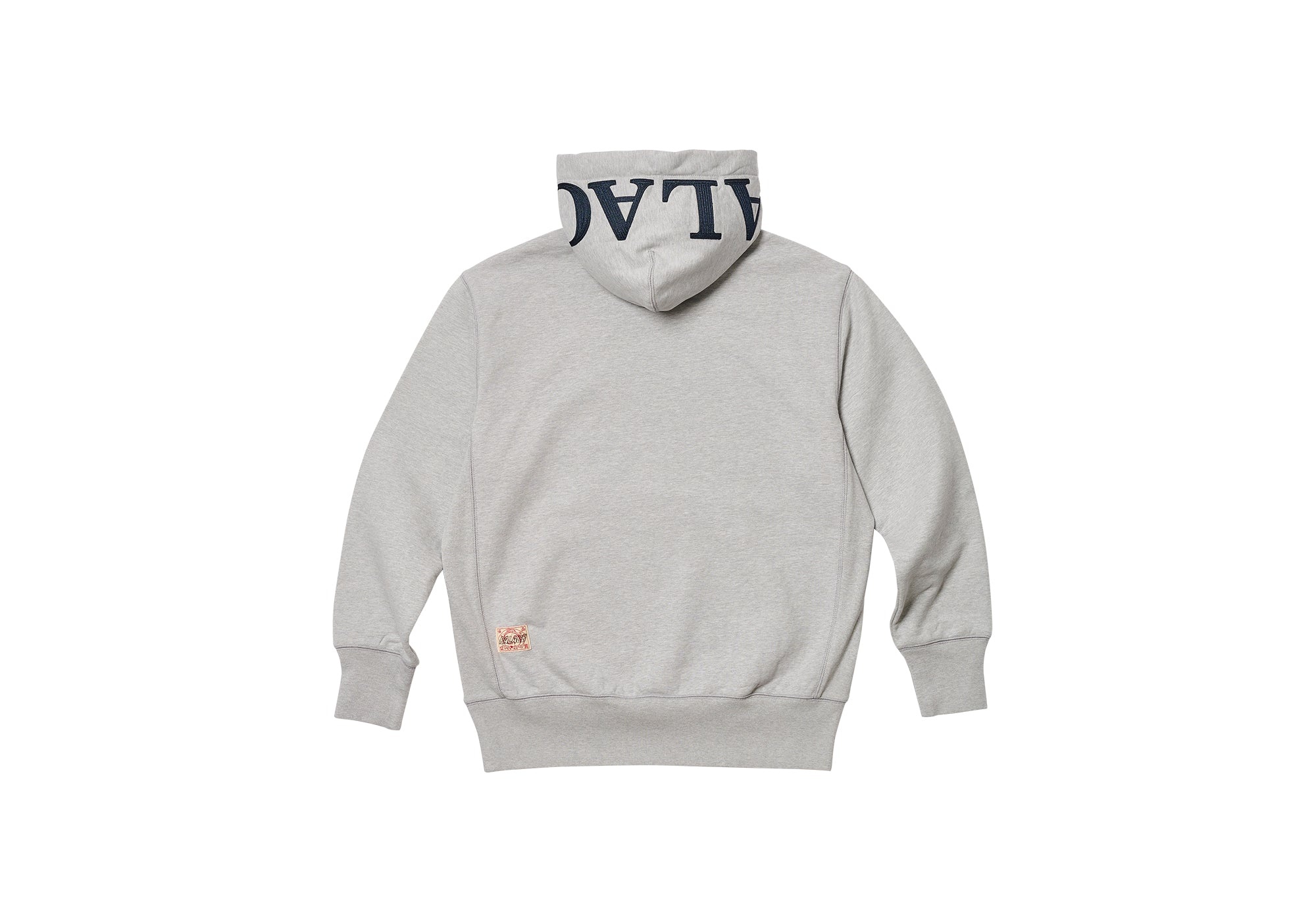 PALACE EVISU SEAGULL HOOD GREY MARL - 2