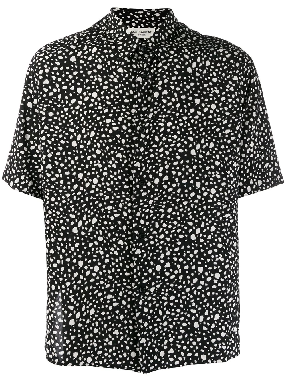 polka dot print shirt - 1