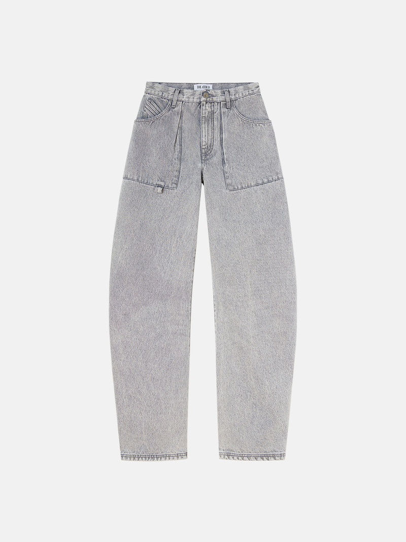 ''EFFIE'' LIGHT GREY LONG PANTS 1