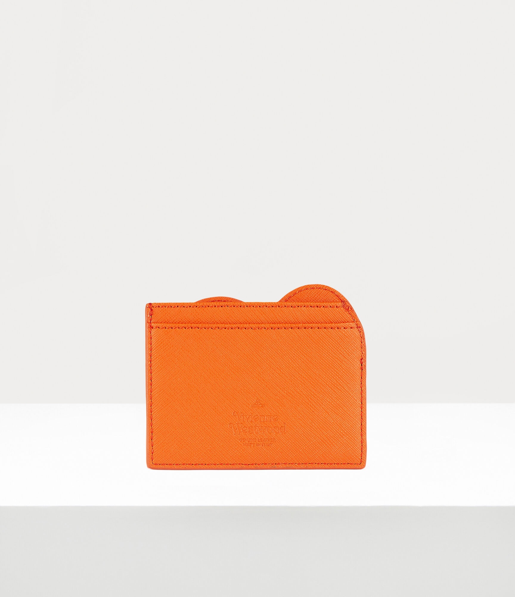 SAFFIANO HEART CARD HOLDER - 3