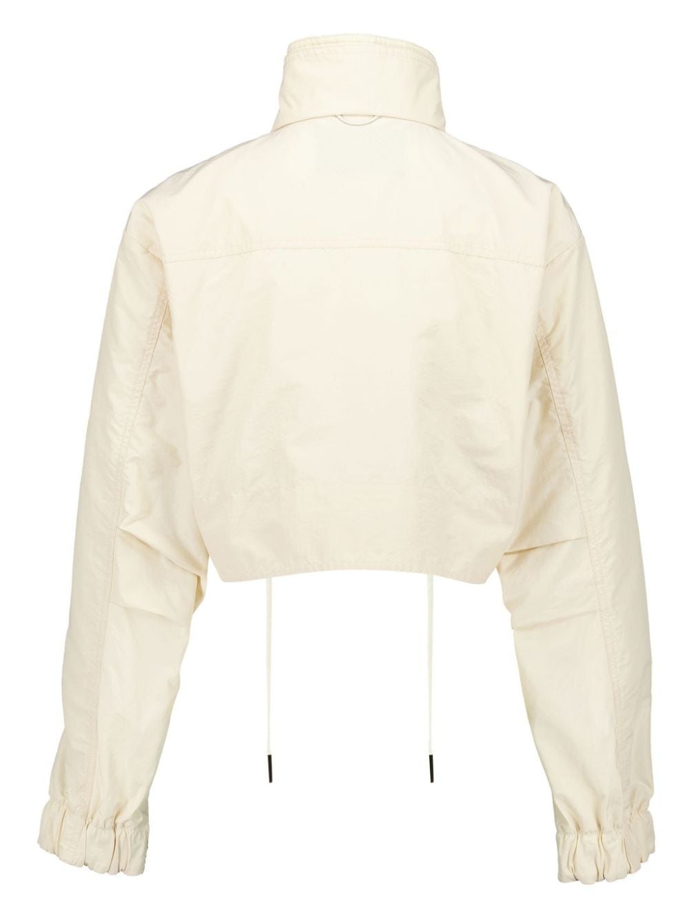 stand-up collar cropped jacket - 2