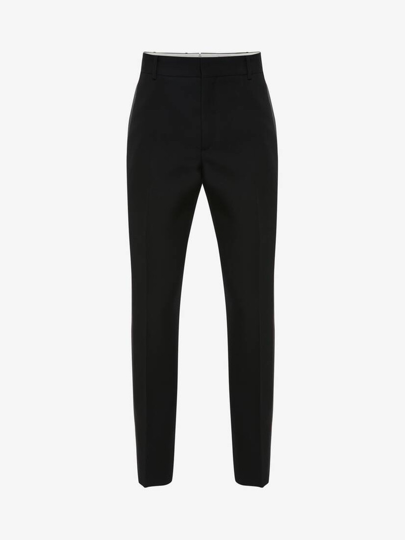 Men's Evening Tuxedo Trousers in Black - 1
