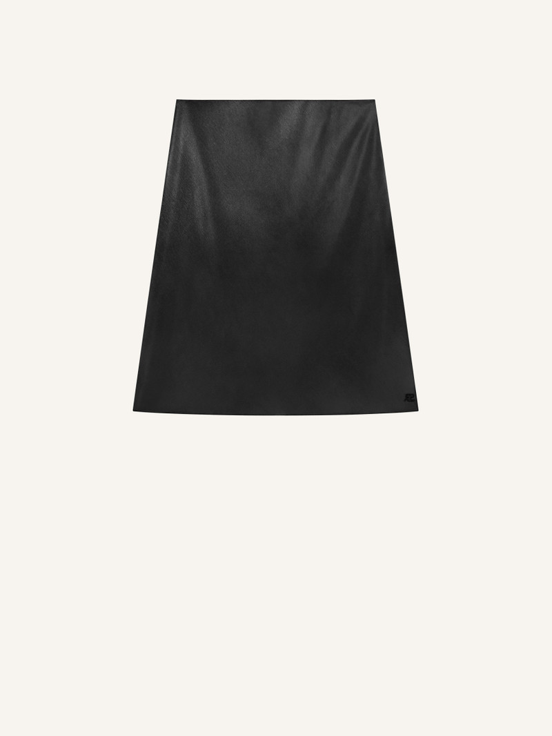 GLOSSY MIDI SKIRT 1