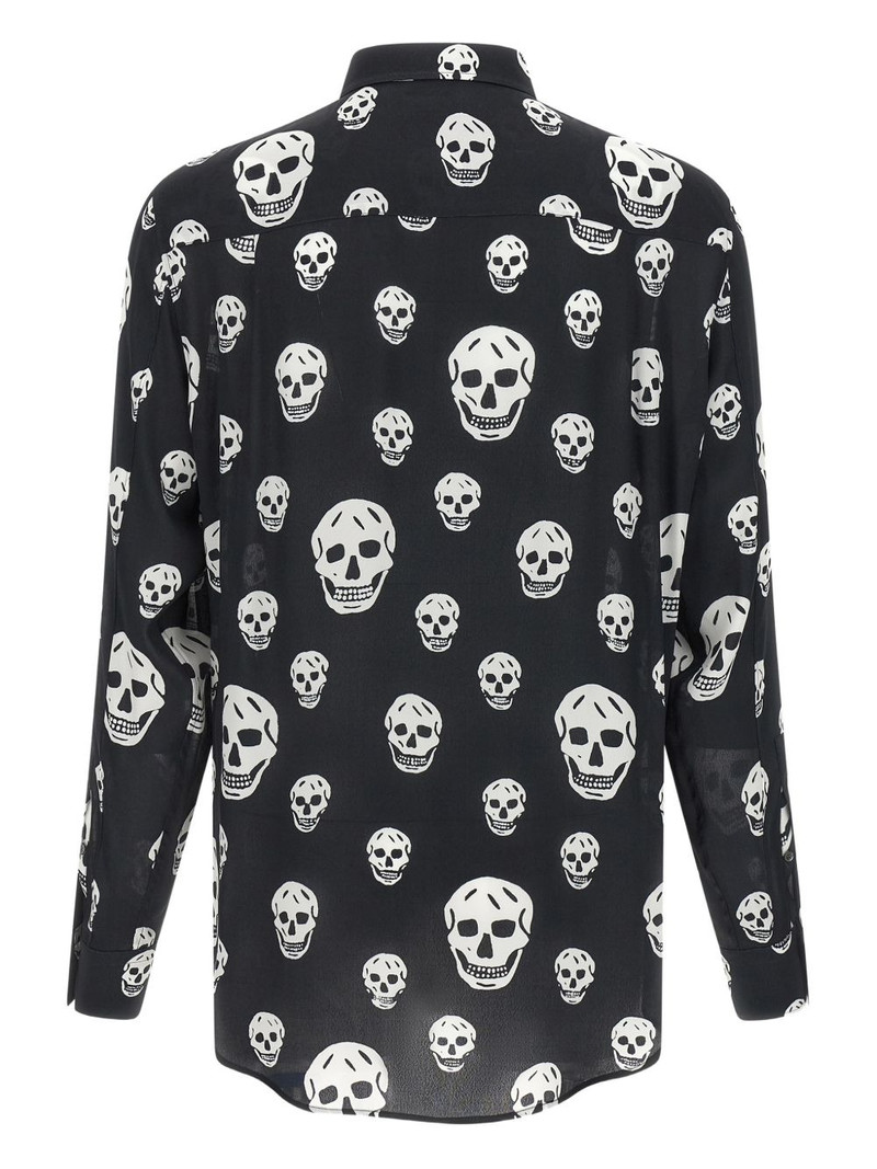 Alexander McQueen skull-print shirt outlook