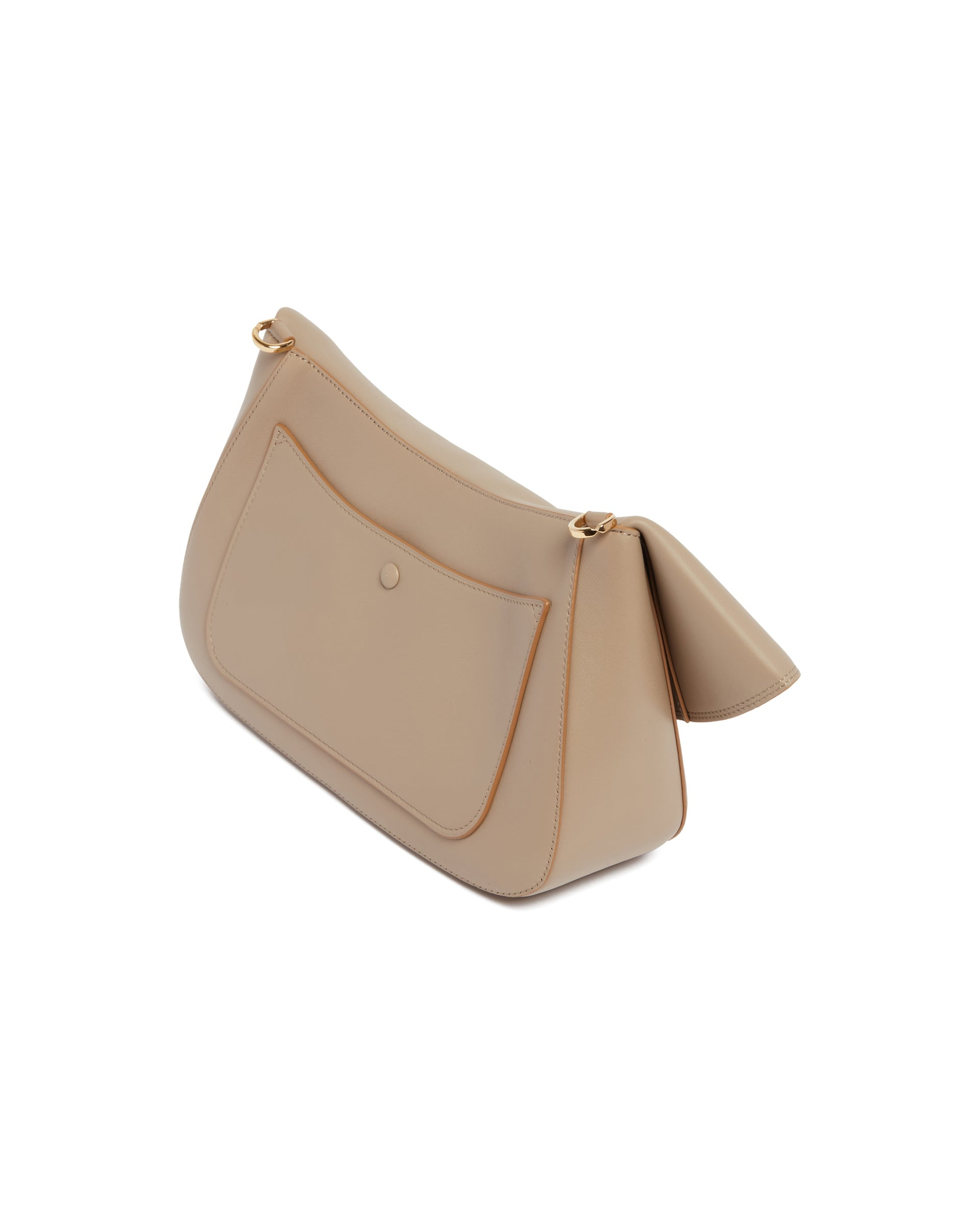 Beige Medium Ola Leather Bag - 5