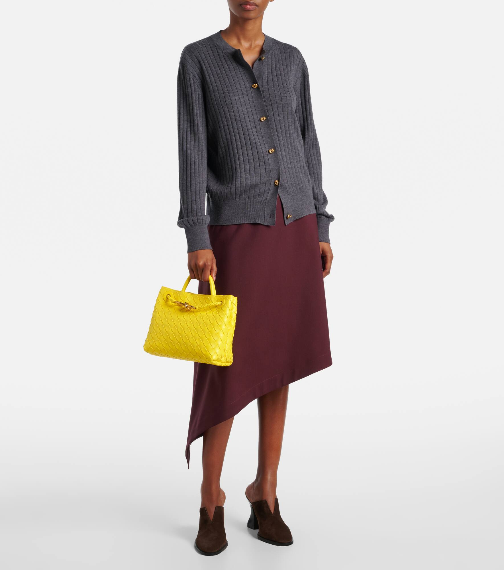 Andiamo Small Intrecciato leather shoulder bag - 5